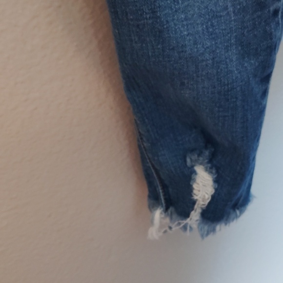 KanCan Denim Jeans Distressed Ladies Raw Hem 13/30 - Picture 15 of 16